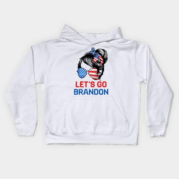 Let's Go Brandon Women Kids Hoodie by AllWellia